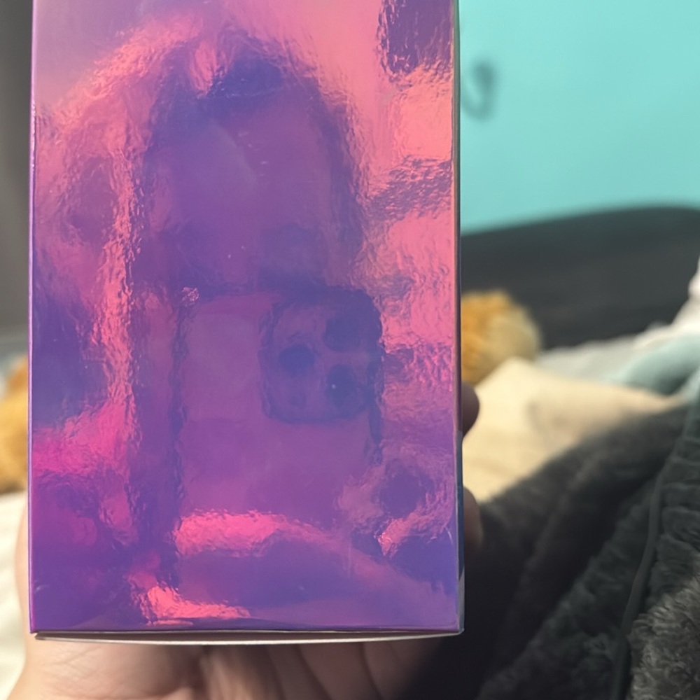 Ariana Grande Iridescent Purple and Blue Box
